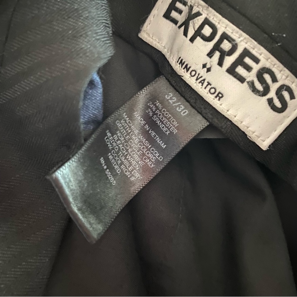 Express Men’s Blue Dress Pants‎ Size 32x30 - Picture 11 of 14
